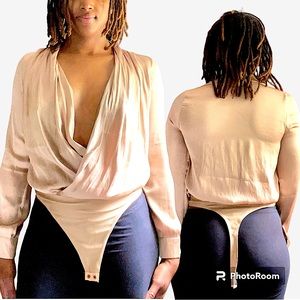 Sexy open front blouse